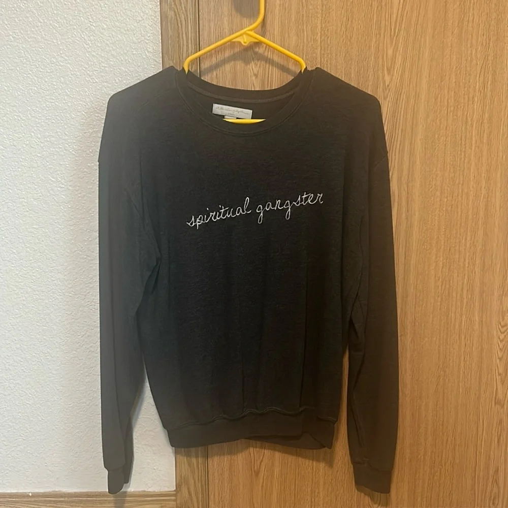 Spiritual Gangster long sleeve. Great for yoga & gym trips. Size M. - Picture 1 of 3